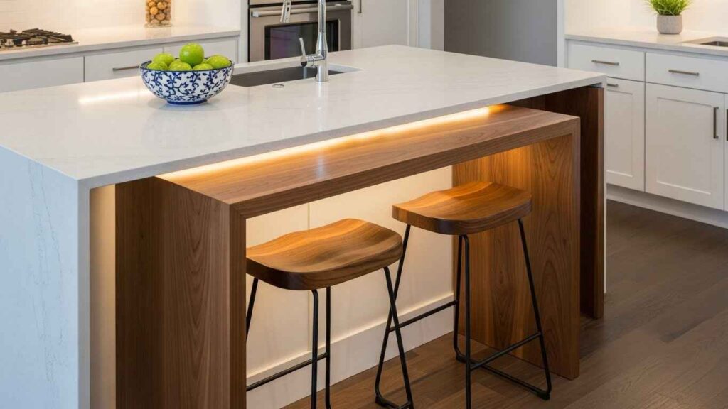 The Island with a "Bump-Out" Nook