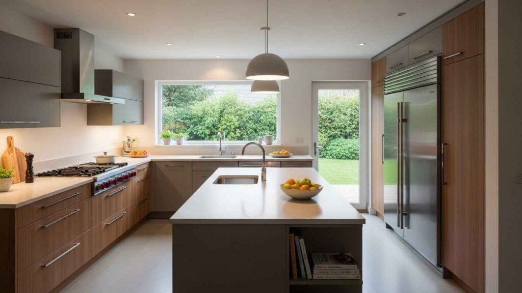 The Kitchen Triangle Island Layout