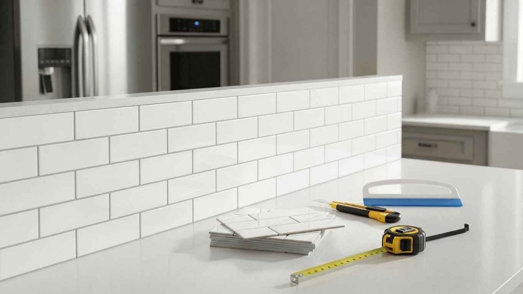 The Magic of Inexpensive Peel-and-Stick Tiles