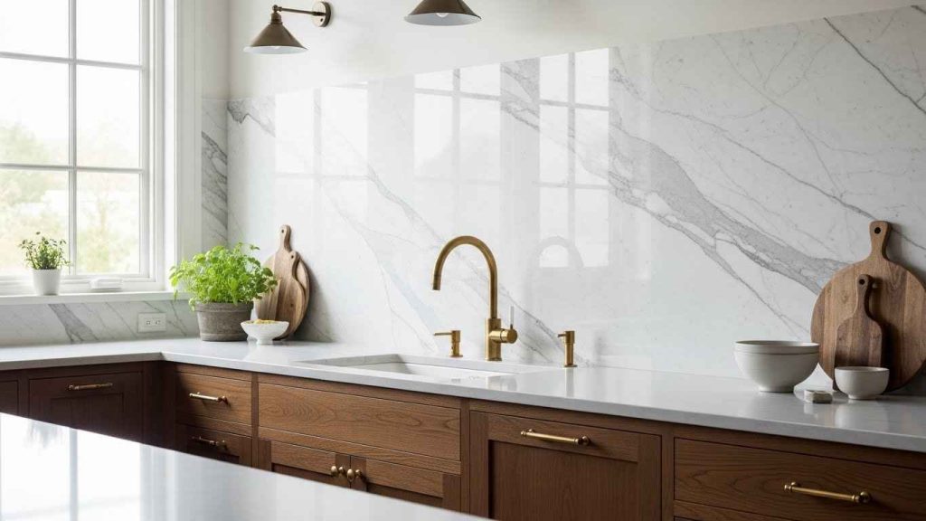 The Marble Slab Backsplash