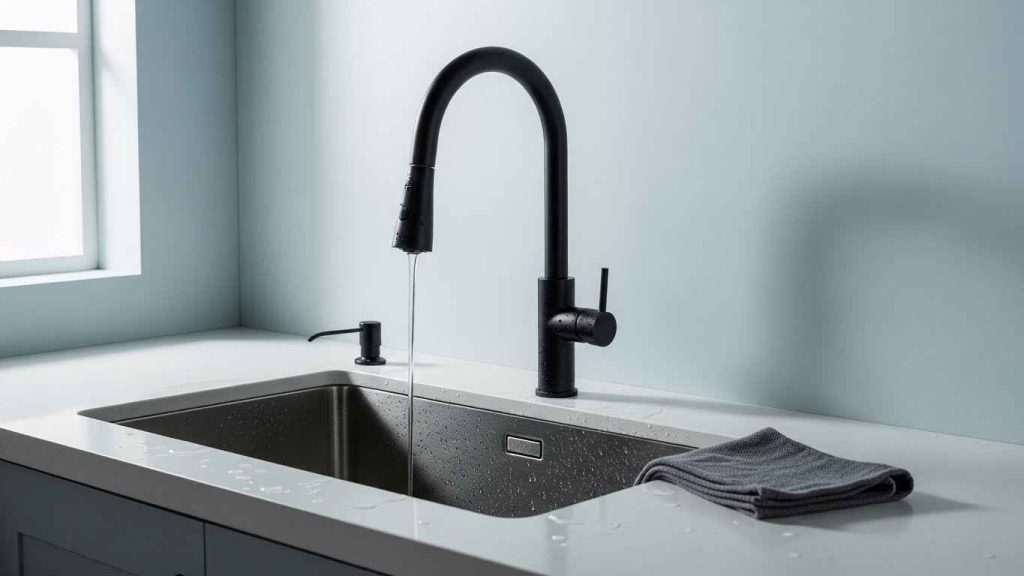 The Matte Black Faucet