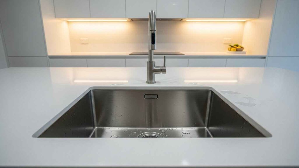 The Minimalist Built-In Sink