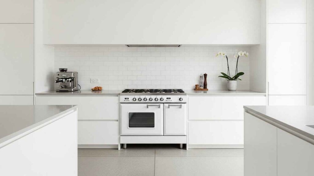 The Minimalist White Stove Look