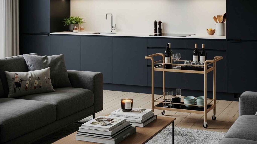 The Mobile Bar Cart