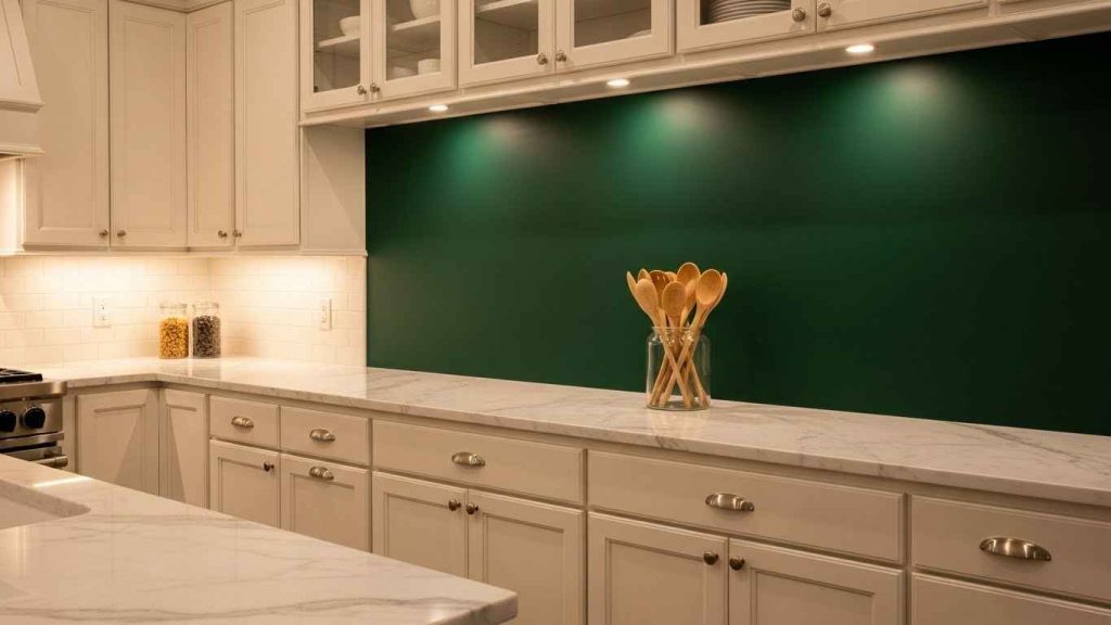 The Modern Green Chalkboard Backsplash