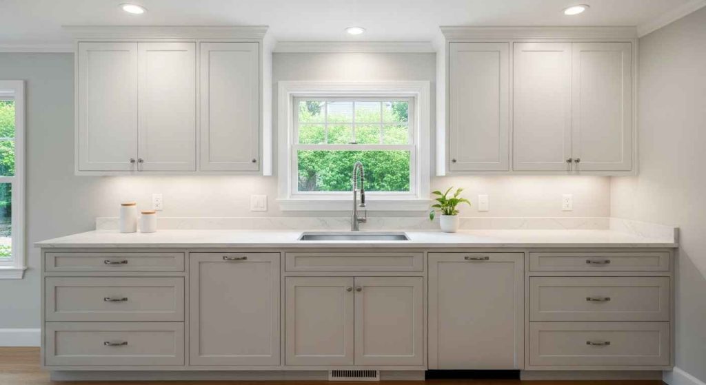 The Modern White Two-Tone Kitchen