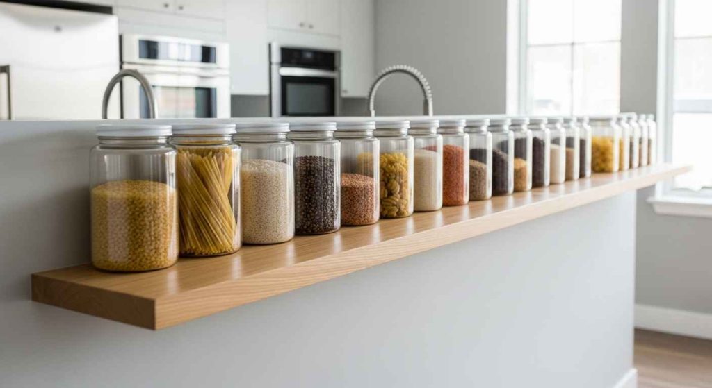 The Open-Ended Modern Kitchen Shelves
