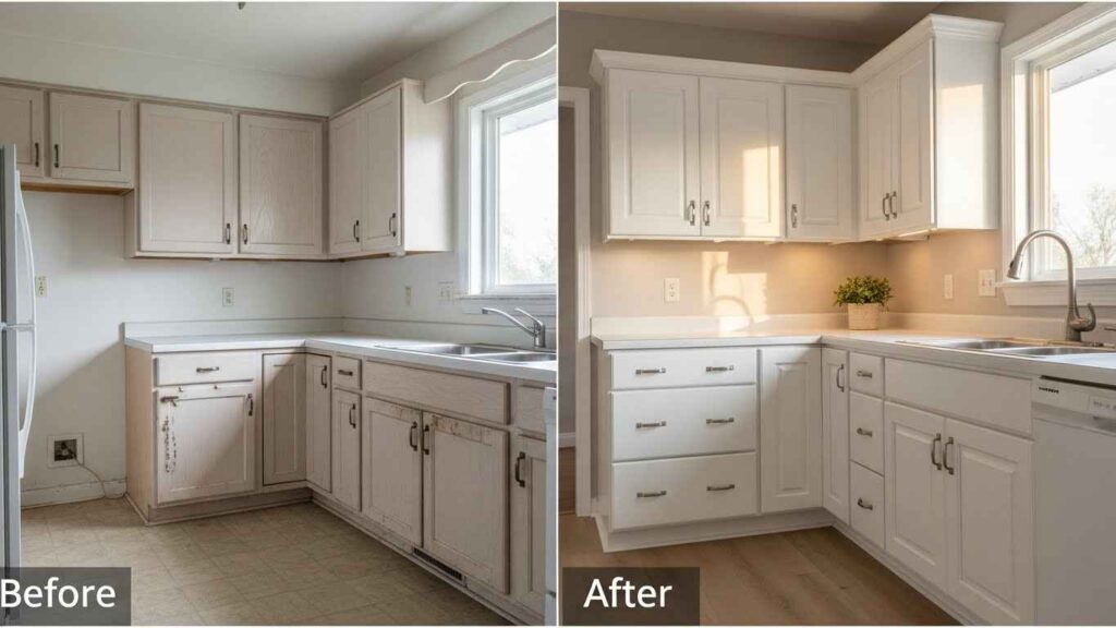 The Power of a White Kitchen Makeover
