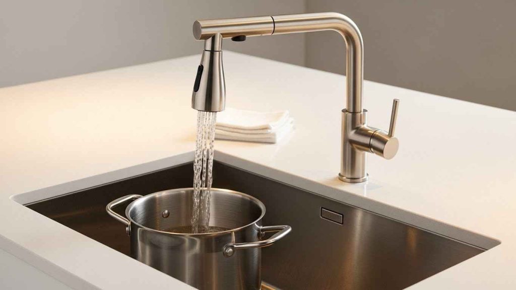 The Pull-Down Powerhouse Faucet