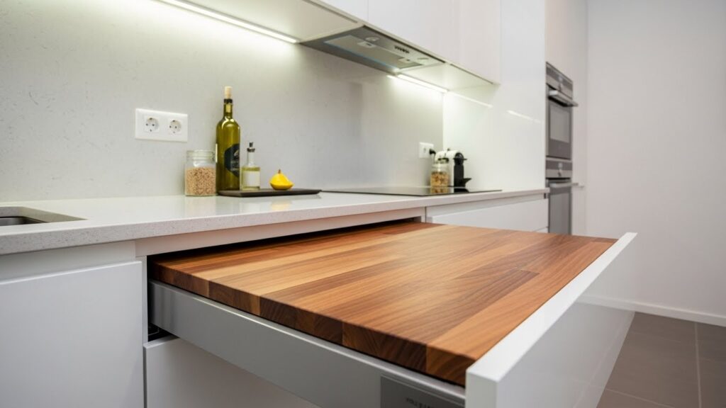 The Pull-Out Cutting Board Trick