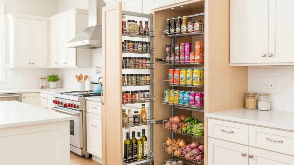 The Pull-Out Pantry Fridge