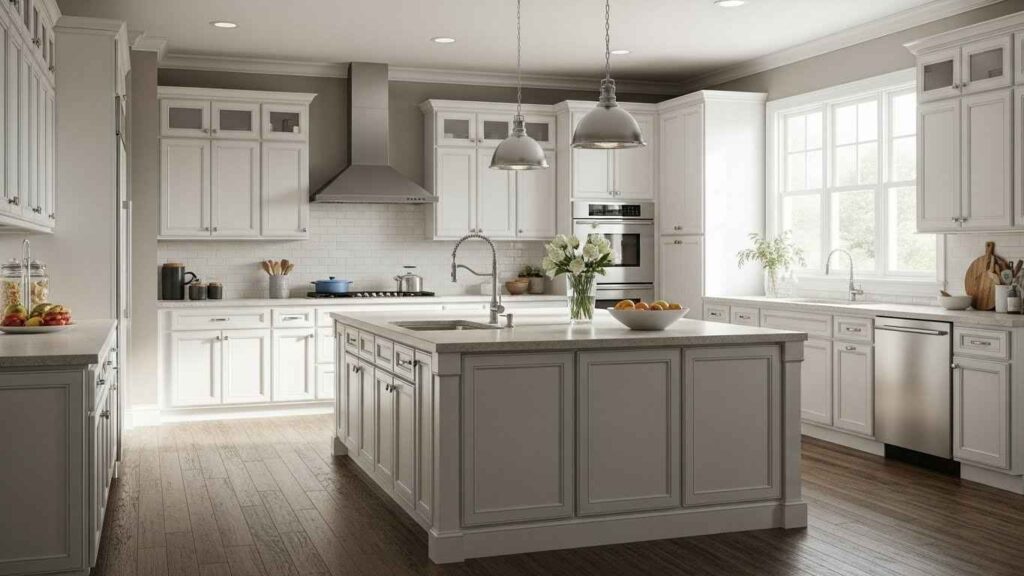 The Quintessential White Shaker Kitchen