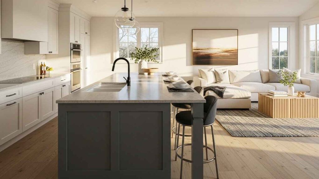 The "Room Divider" Island Concept