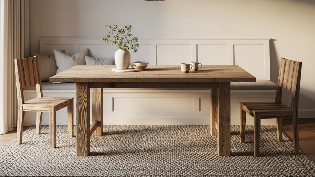 The Rustic White Kitchen Nook