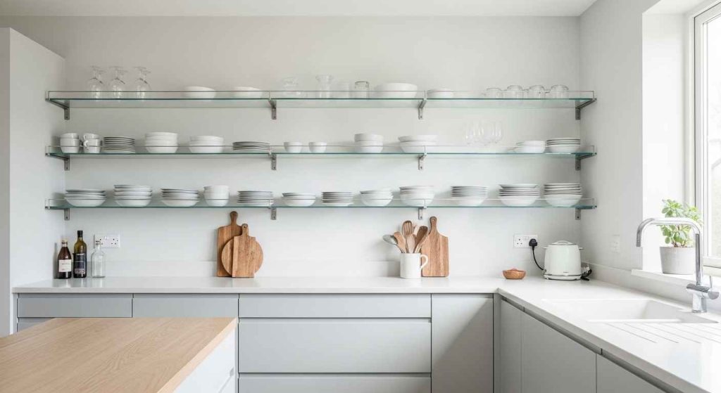 The See-Through Shelving Layout