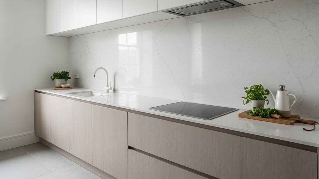 The Slab Backsplash Illusion