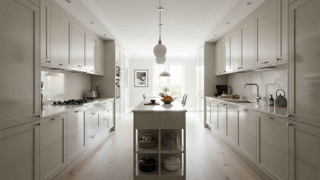 The Slimline Island for Narrow Kitchens