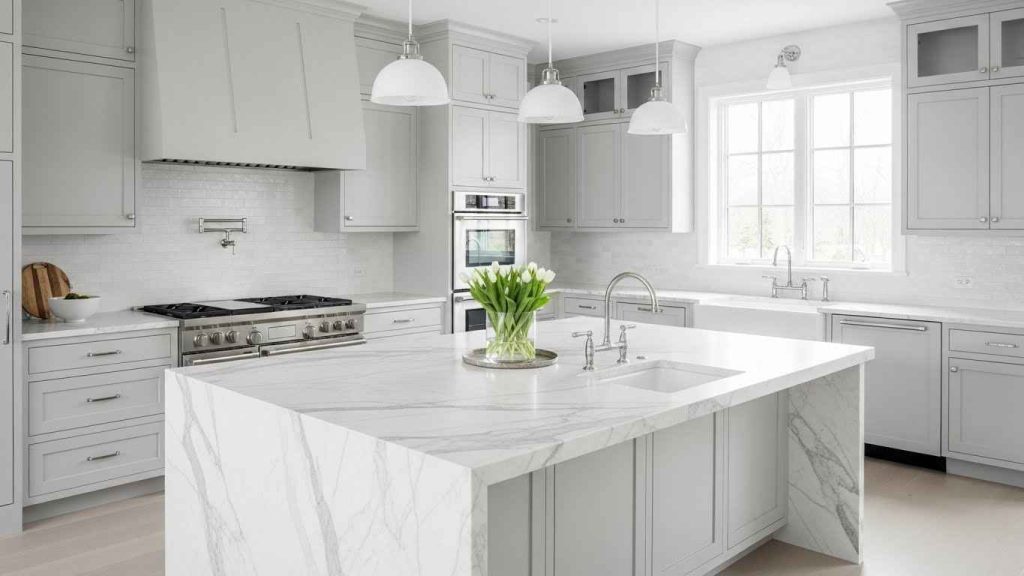 The Soft Veining of Thassos Marble
