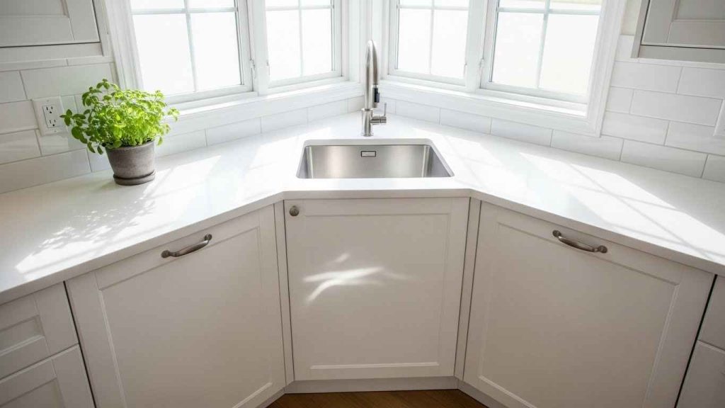 The Space-Saving Corner Sink