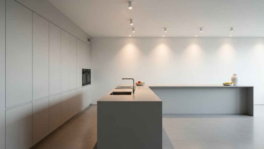 The Spacious One-Wall Island Design