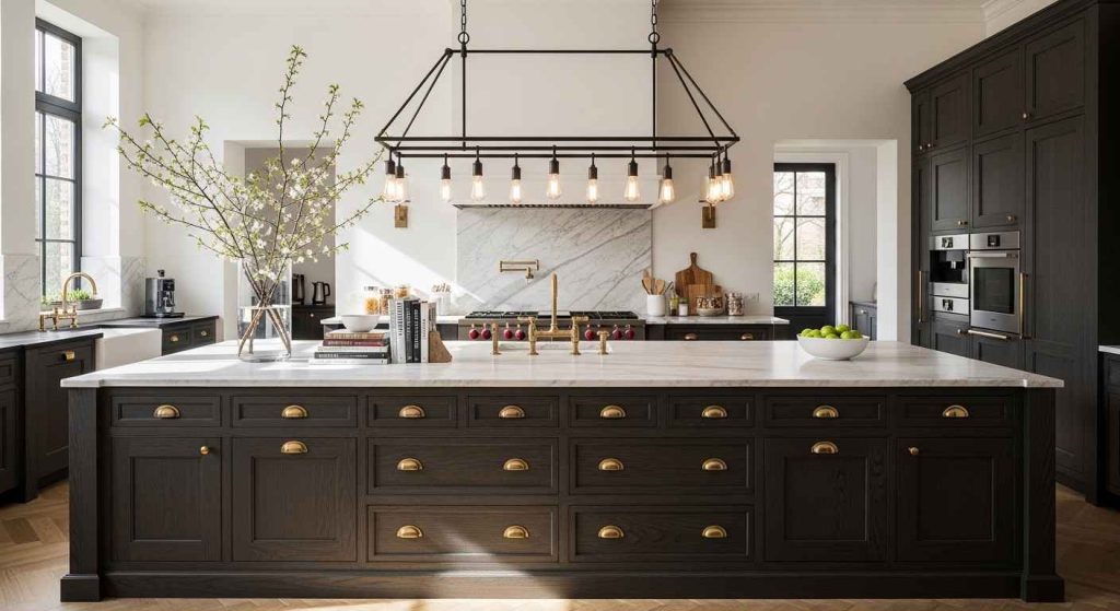 The Statement Island with Ample Drawers