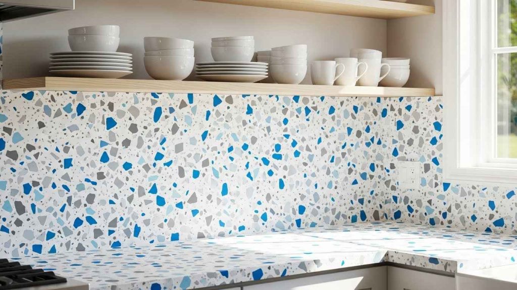 The Terrazzo Slab Backsplash