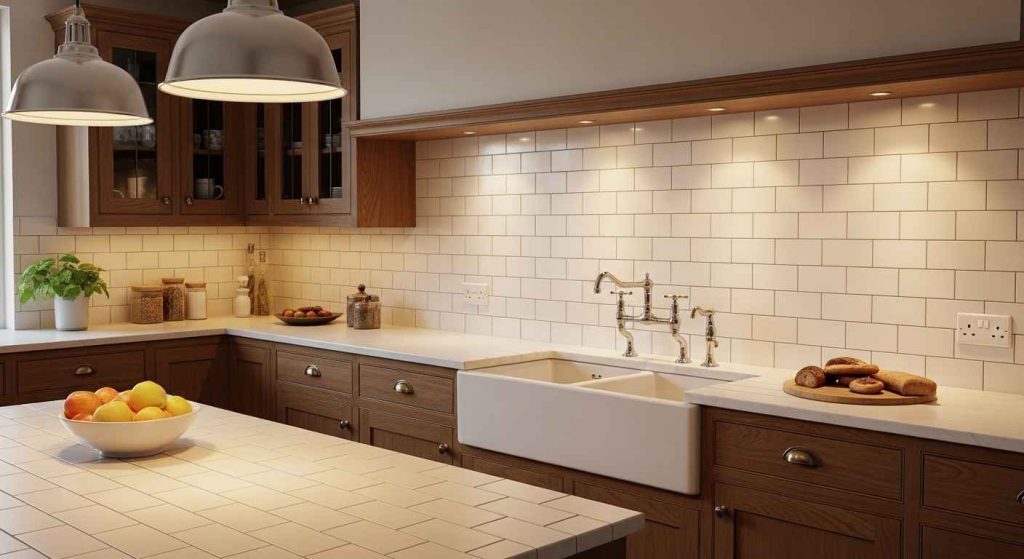 The Timeless Brick Layout Subway Tile Backsplash