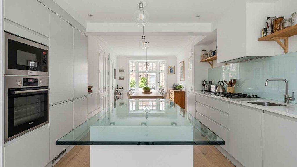 The Transparent Glass-Top Island