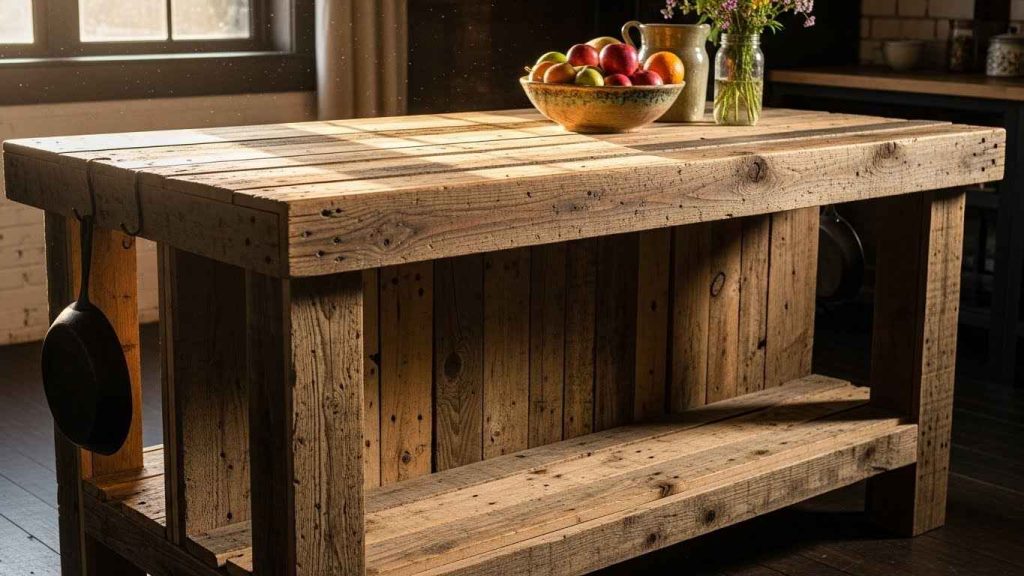 The Ultimate Pallet Wood Island