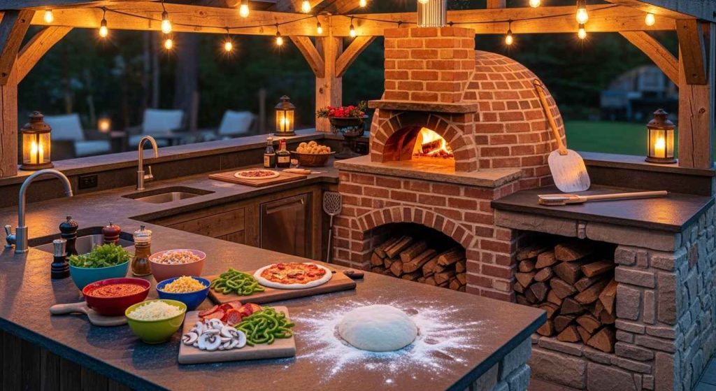 The Ultimate Pizza Oven Island