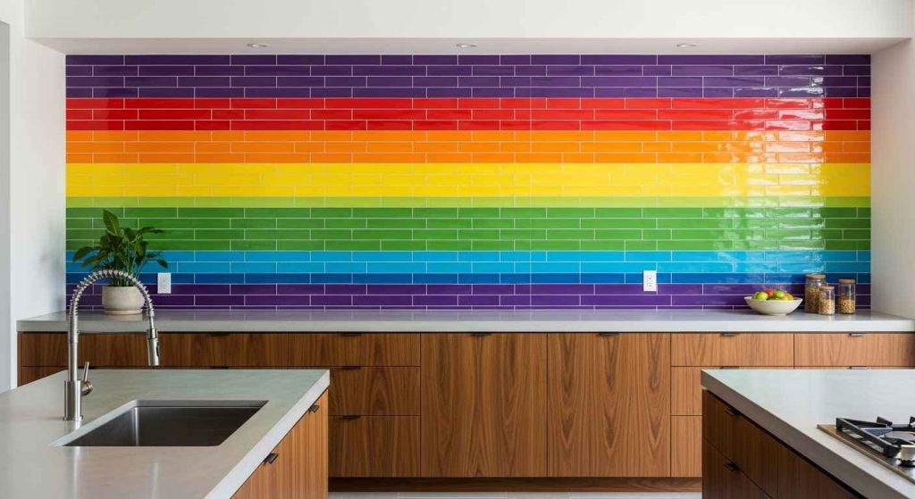 The Ultimate Rainbow Wall