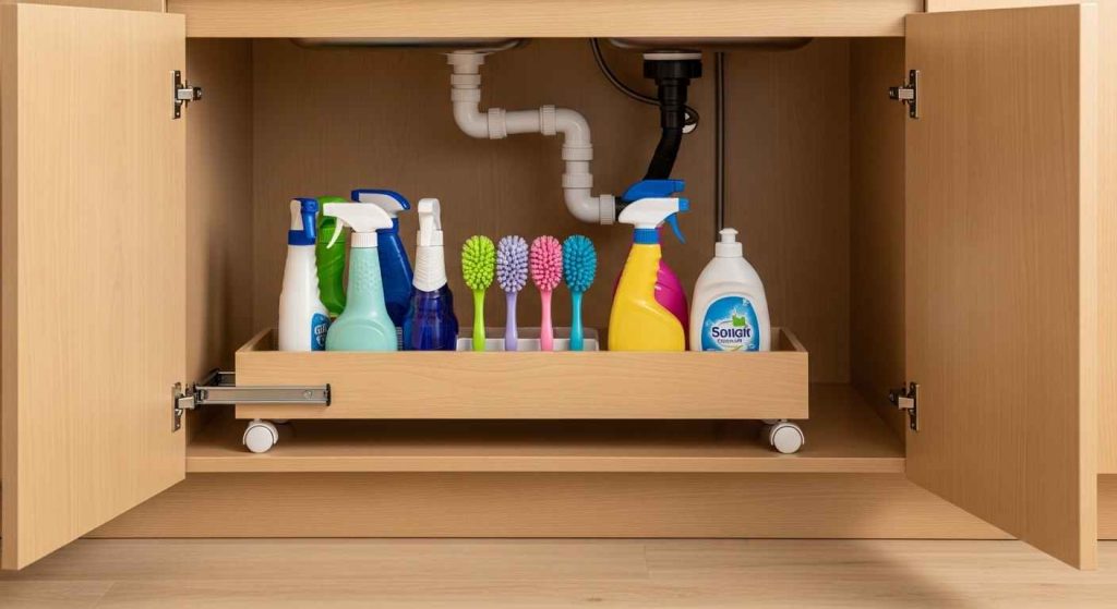 The Under-Sink Slide-Out Savior