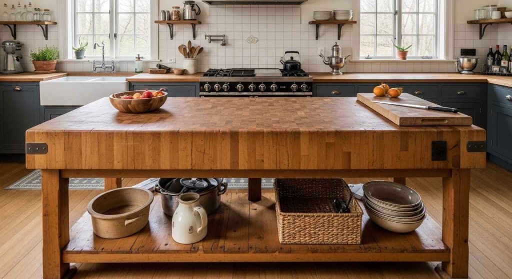 The Vintage Butcher Block Island