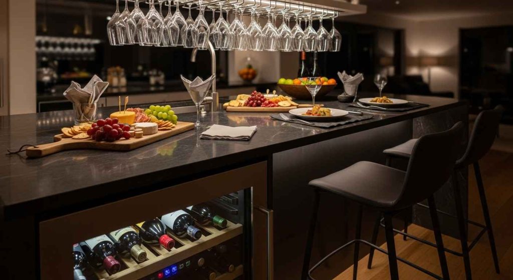 The Wine Fridge & Social Hub Island