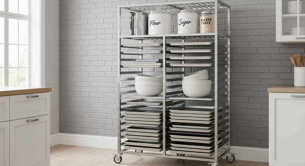 Tiered Baker's Rack with Mobility