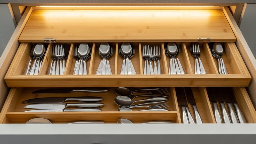 Tiered Cutlery Organizers