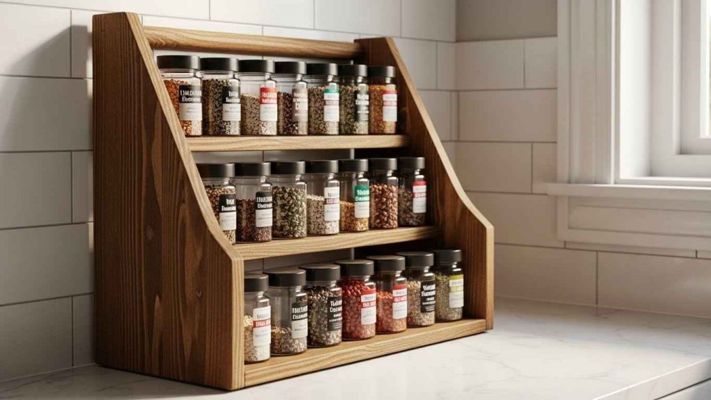 Tiered Spice Rack Ladder