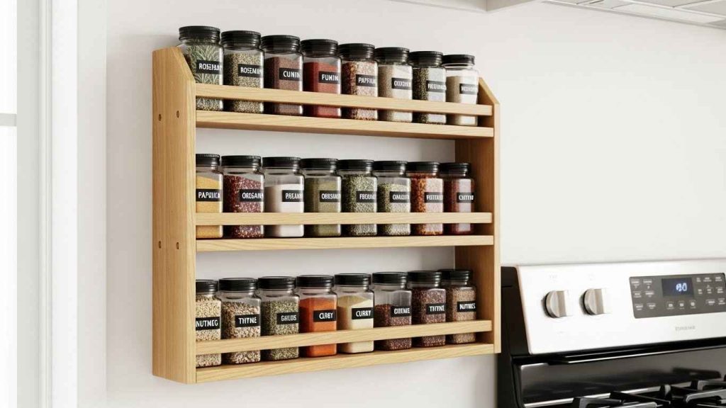 Tiered Spice Shelf Solution
