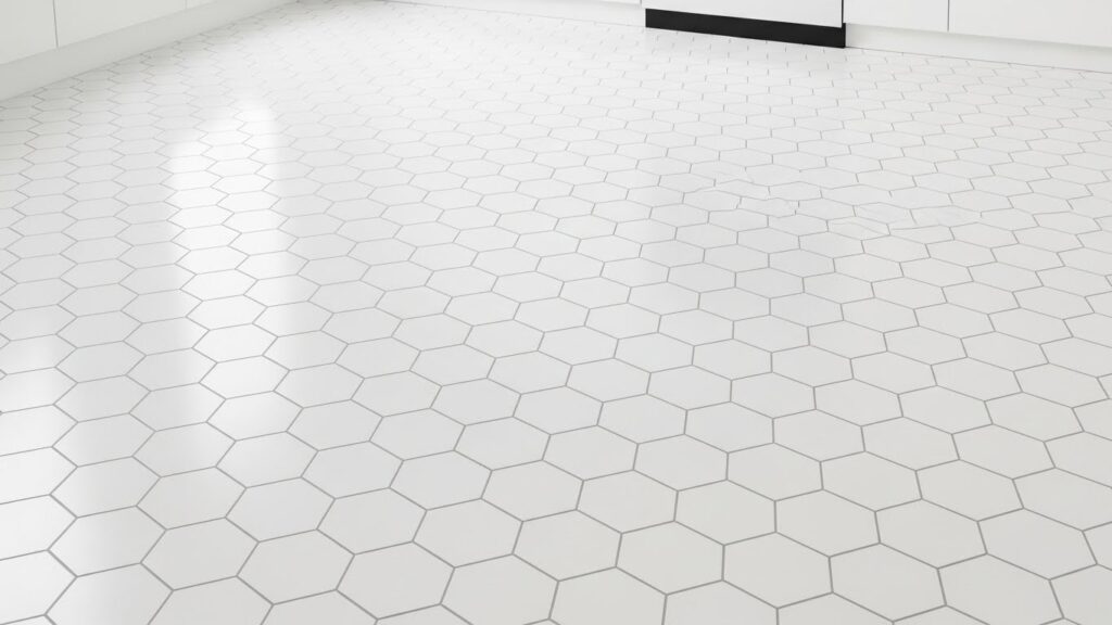 Timeless White Hexagon Tiles