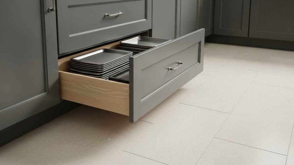 Toe-Kick Drawer Storage