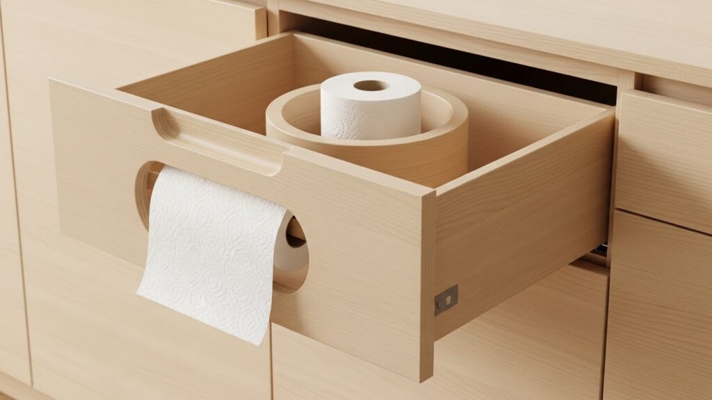 Towel Roll Hidden Holders