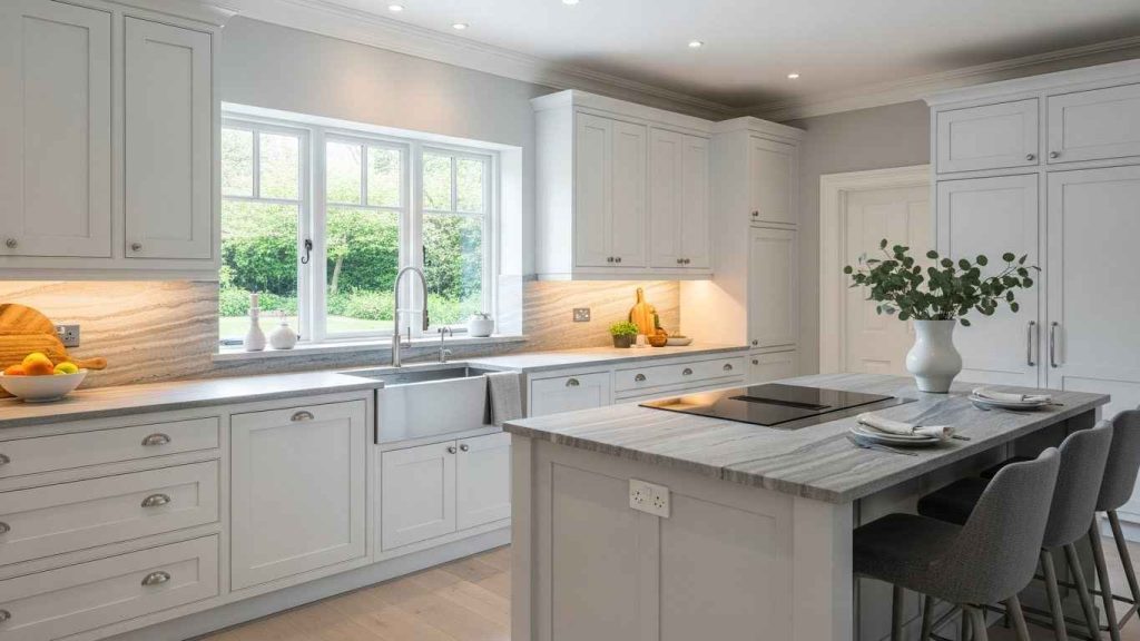 Transitional White and Gray Palette