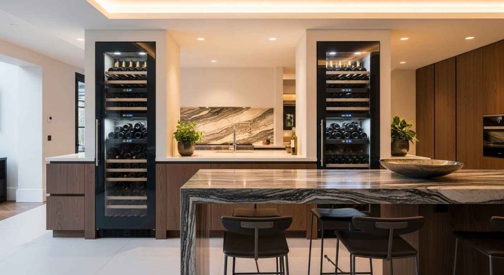 Twin Wine Cooler Columns