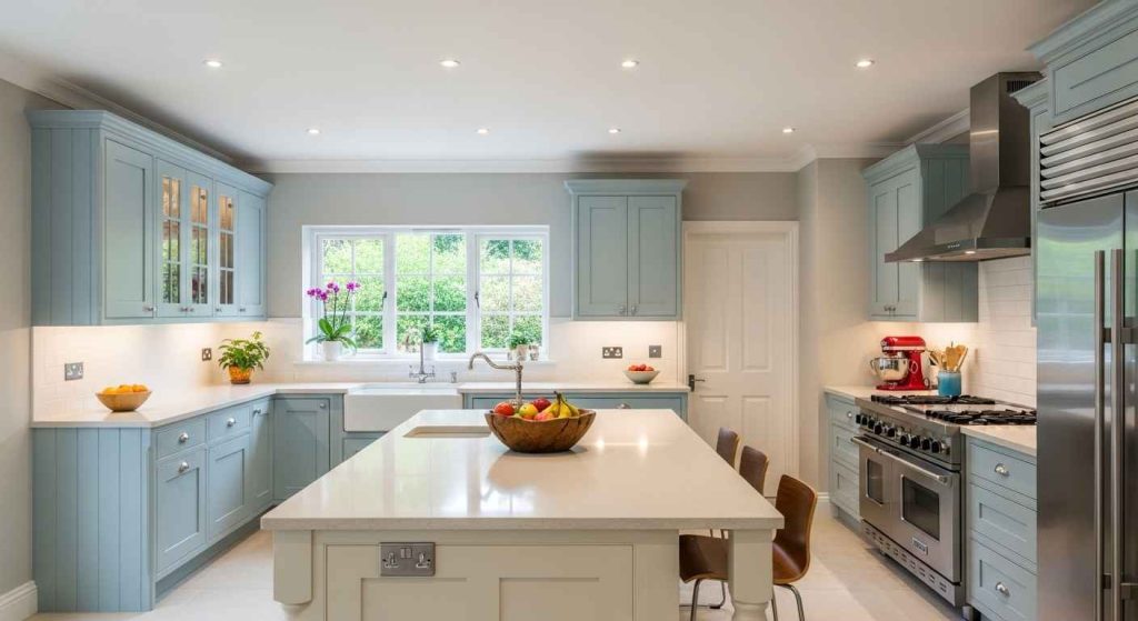 Two-Tone Cabinetry for Visual Interest