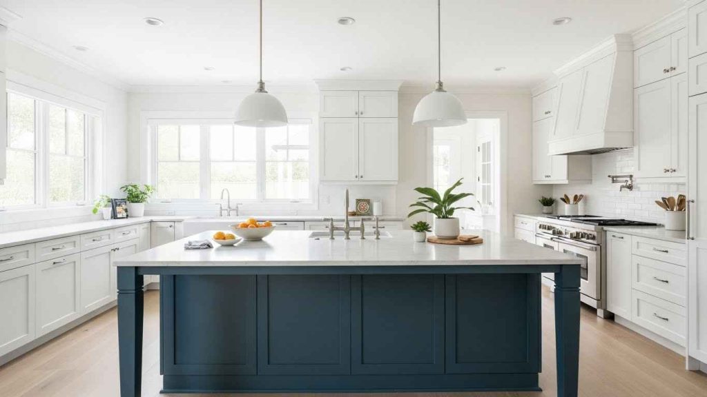 Two-Tone Cabinetry for Visual Interest