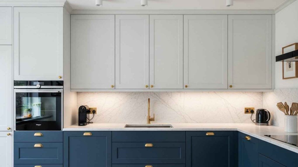 Two-Toned Kitchen Cabinet Elegance
