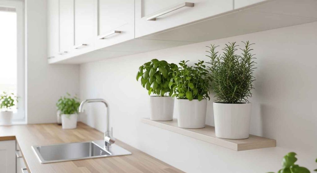 Under-Cabinet Herb Gardens