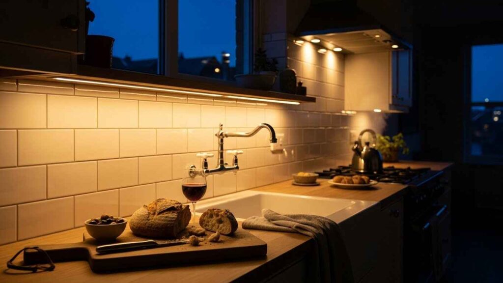 Under-Cabinet Lighting Glow