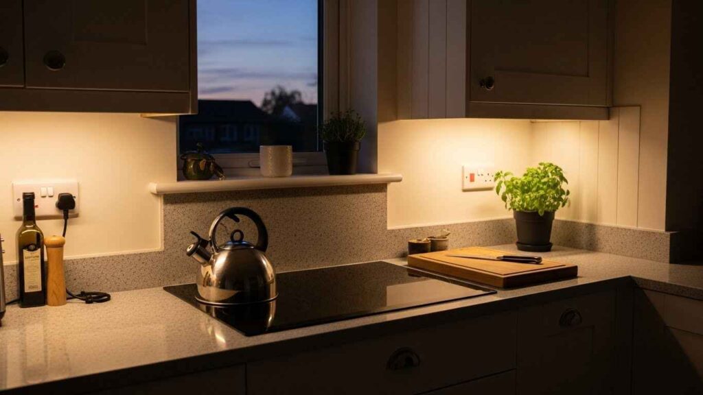 Under-Cabinet Lighting for Ambiance