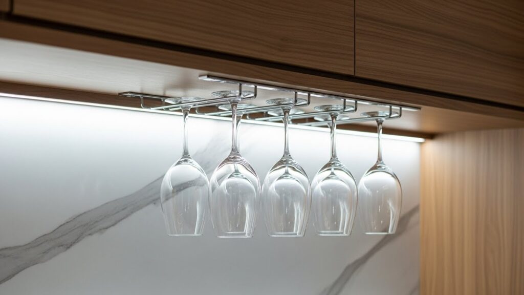 Under-Cabinet Stemware Bars